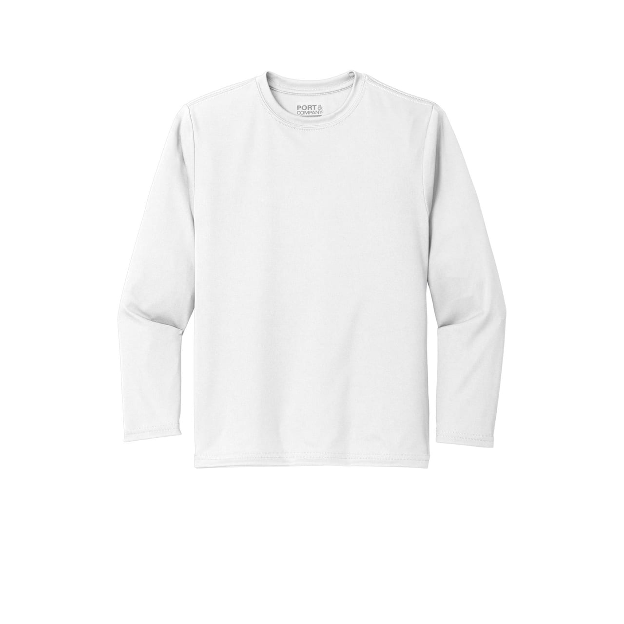 Port & Company® Youth Long Sleeve Performance T-Shirt